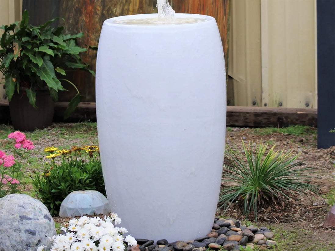 Drum Shape Fountain By Plantatorem