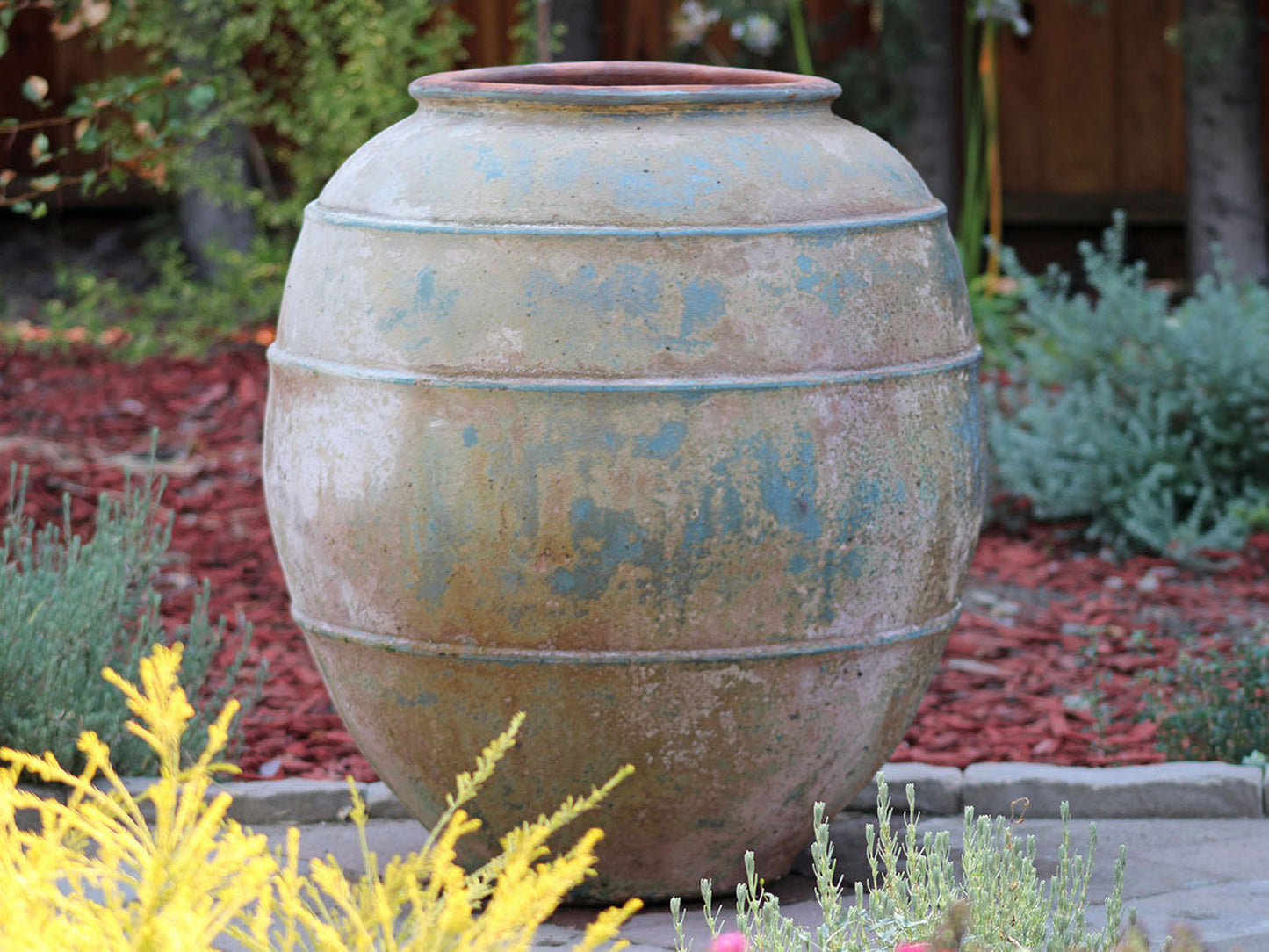 Three Line Accent Jar Planter By Plantatorem